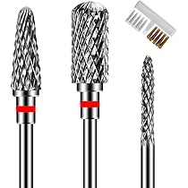 20-teiliges Nagelfräser-Bits Set Von Alriedy | Für Gelnägel, Acryl & Naturnägel | Inklusive Aufbewahrungsbox & Bürste