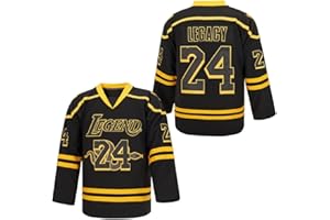 LEGEND 8 LEGACY24 Men's Legend 8 24 Movie Ice Hockey Jersey Black