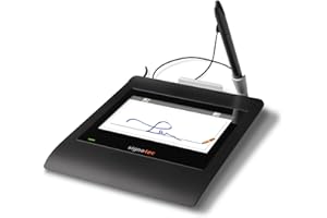 signotec Gamma - Unterschriftenpad 5" Farb-LCD, Hochauflösender ERT-Stiftsensor, 2.048 Druckstufen, 500 Hz Abtastrate, RSA-Verschlüsselung, USB-Anschluss
