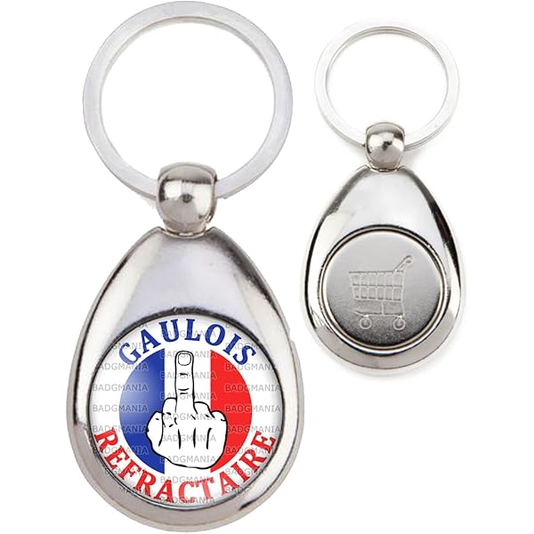Porte Clés Jeton De Caddie Bretagne - Souvenir Breton