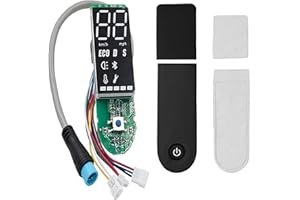 LUOLETY Cruscotto per scooter, display LCD Scooter elettrico Bluetooth Circuito per Xiaomi M365 Pro, accessori per parti di scooter elettrici