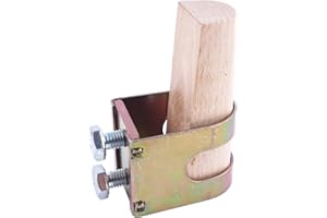 Bauster® Sensenring für Sensenbaum+Holzkeil für Sensenbaum Sensenschloß Sense mit Schrauben Satz Klingenring für Sensenbaum aus Metall Sensenhalter Gartensense Wildwuchssense Befestigung Sense