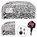 AMOS Professional UV Lamp Nail Dryer Light 36W Gel Shellac Art Manicure Pedicure Curing Timer + 4 x 9W Bulbs & Accessories Set (Zebra)