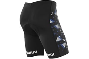 NOOYME Cullote Ciclismo Hombres con 4D Gel Acolchado Pantalones Cortos Ciclismo Pantalon Mountain Bike Ropa Ciclismo Hombre Ropa de Ciclismo MTB