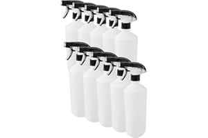 ECO-JIN PULVERIZADOR DE BOTELLA 1L DE CAPACIDAD (BOTELLAS VACIAS). KIT DE 10 UNIDADES + BAYETA DE MICROFIBRA