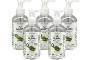 ALOEPRO Aloe Pro Pure Vegan Aloe Vera Gel 200ml – Natural Aftersun, Cooling, Moisturising & Soothing | Cruelty Free | For Skin & Hair | Bug Bites, Minor Burns, Dermaplaning, Post-Laser Care