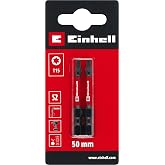 Orijinal Einhell Darbeli Bit Seti, 2 Par&ccedil;a, 50 mm, T15 (S2 &Ccedil;elik, Torsiyon B&ouml;lgesi, Verimli G&uuml;&ccedil; Aktarımı, Kırmızı Renk Halkas