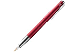 Lamy Studio pianored - Pióro wieczne w eleganckim metalowym korpusie - 14-karatowa złota stalówka, częściowo platerowana platyną, w rozmiarze M - w tym niebieski wkład atramentowy T 10