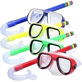 &Ccedil;ocuk Deniz Havuz Y&uuml;zme Seti G&ouml;zl&uuml;k ve Snorkel Seti Renkli Dalış Seti 3-9 Yaş
