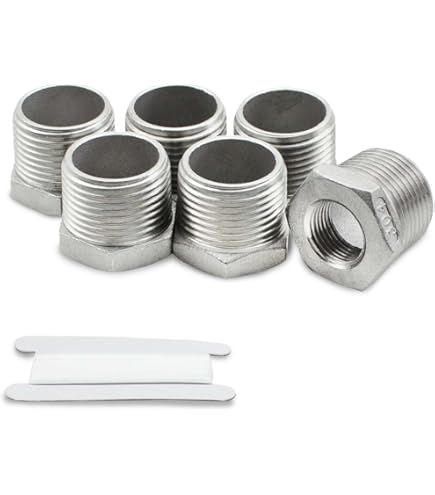 Riduttore Esagonale Lucidato 1/2" Maschio X 3/8" Femmina