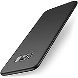 wsiiroon Hülle Kompatibel mit Samsung Galaxy S8, Ultra Dünn TPU Schwarz Matte Handyhülle, Anti-Fingerabdruck Schutzhülle…