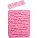 TtS 1.5"x6" Crochet Tube Top Crochet Tutu Infant Dress elastic Waistband Headband Supplies For Baby Girls Skirt Pettiskirt (Pink)