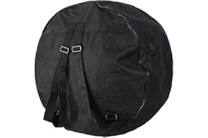 SHARPREPUBLIC Bass Drum Case Bag Protection Cover - Black, 25inch