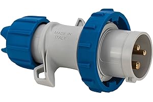 FANTON 70140V Spina CEE IP67, 16A 2P+T, Cablaggio a Vite