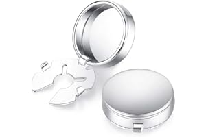 HONEY BEAR Herren Weiß Perle Schale Stein/Schwarz Achat Onyx Manschettenknöpfe Cufflinks Edelstahl Manschettenknopf, ButtonCuff Knopfclips für gewöhnliche Hemden,MEHRWEG