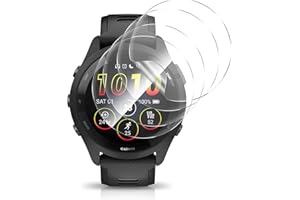 SeNool Schutzfolie für Garmin Forerunner 265 [4-Stück], Flexible TPU HD Vollständige Abdeckung Displayschutzfolie, [Blasenfrei] [Anti-Fingerprint] [Anti-Kratzer] Schutzfolie für Garmin Forerunner 265