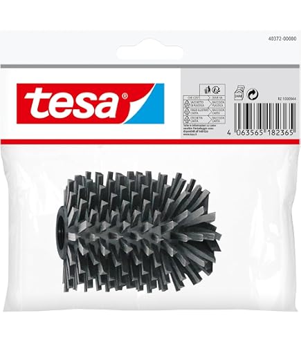 Testina WC In Silicone Wenko 22243100 – Sostituto Per Scopino, Nero 7,5x7,5x9,3 Cm