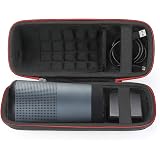 Étui De Transport Hermitshell Pour Bose SoundLink Revolve+ - Coque Rigide EVA Noire