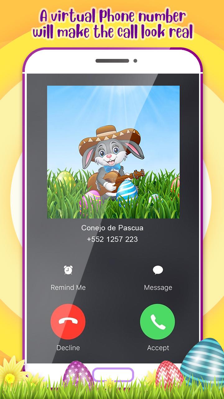 Instant Fake Call Prank From Easter Bunny Free Fake Phone Calls Id Pro Prank For Kids 2019 Amazon De Apps Spiele