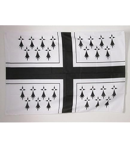 Drapeau Bretagne 150 X 90 Cm – Gwenn Ha Du – Neuf
