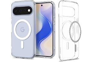 Spigen Ultra Hybrid MagFit for Google Pixel 11 - Clear White | Pixelsnap & MagSafe Compatible, Air Cushion Technology, PC+TPU