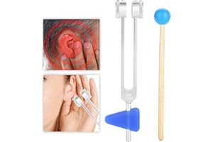 Brrnoo Diapasón, OM 136,1 HZ Kit de Instrumentos de diapasón de aleación de Aluminio ponderado para curación del Sonido Herramientas de Terapia de vibración para aliviar el estrés