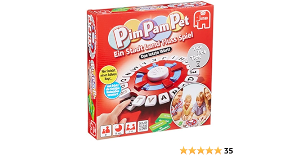 Jumbo 17599 Pimpampet Das Letzte Wort Ein Stadt Land Fluss Spiel Amazon De Spielzeug