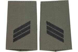 baum-m gmbh Rangschlaufen für die Deutsche Bundeswehr (Heer) oliv mit schwarzem Stick