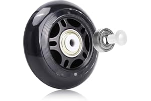 SSCYHT Confezione da 8 Ruote di Ricambio da 76 mm / 80 mm 82A per Pattini in Linea, Ruote con Cuscinetti ABEC 7