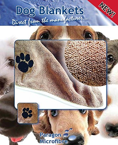 Dog & Pet Blanket - Super soft, cosy and warm microfibre - Large size 90x120cm