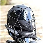 Motois Motosiklet Bagaj Filesi ile uyumlu Ahtapot 16 G&ouml;zl&uuml; Motor Kask Bağlama Eşya Taşıma Filesi Siyah