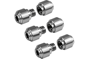 SAVITA 3 Juegos Pernos de Pulgar, Tornillos de Titanio Pernos de Pulgar de Reemplazo Tornillos de Hoja de Bolsillo para Benchmade 535 Bugout (Plata)