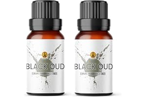 Aroma Energy | Black Oud Fragrance Oil 20ml (2 x 10ml) - Highly Scented Oil for Making Candle, Soap, Wax Melt, Diffuser etc