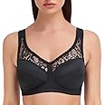Ayigedu UK Plus Size Minimiser Bra Women Non-Wired Non-Padded Full Coverage Soft Cup Bra