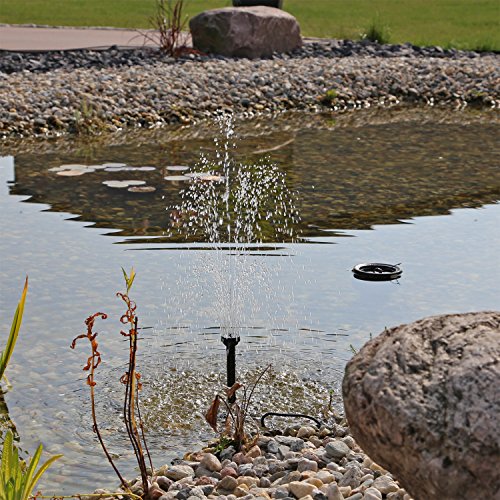 CLGarden Solar Springbrunnen Pumpe SP-S2 Solarpumpe 5W 5 Watt Teich Teichpumpe - 3