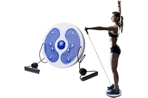 DSLIHA Waist Twist Disc, Lovely Waist Sculptor Machine Twister, Waist Slimming Balance Rotating Disc Multi-functional Twist Board Exercise with Massage Foot Sole- Exercise Equipment for Home Use