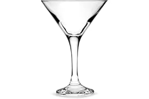 bar@drinkstuff Essence Martini Cocktail Glasses 175ml - Pack of 2 - Gift Boxed Classic V Shaped Martini Glasses for Serving Cocktails