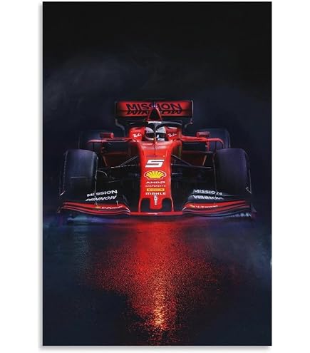 Affiche F1 2023 Dédicacée - Format A4 (210x297mm) - Pour Fans De Formule 1 - Décoration Chambre