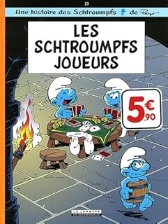 jaquette livre Schtroumpfstome 23 Les Schtroumpfs joueurs