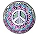 Produktbild Titan One Europe Peace Sign Daisy Flowers Hippie Iron On Applique Patch Aufnäher Aufbügler Patch