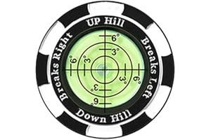 Anulely Golf Putt Green Reader, Golf Putting Green Reading Aid, High Precision Golf Slope Putting Level Reading Ball Marker, Golf Training Tool, Great Novelty Golf Gift For A Bad Putter