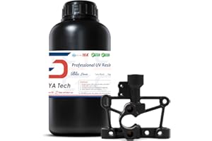 Siraya Tech Blu lava black: resina de Impresión 3D de clase PC súper dura | alta resistencia, alta resolución, impresión funcional, resina de impresión de ingeniería de impresoras LCD/DLP (1 kg)