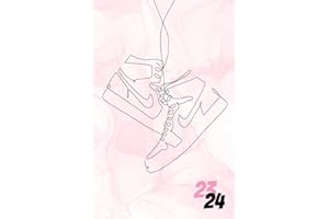 Diario Scuola 2023 2024: Sneakers Marmo Rosa | Diario Scolastico 2023 2024 per Elementari, Medie e Superiori