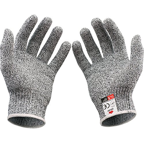 missofsweet Level 5 Hand Schutz Schnittfest Handschuhe Lebensmittelqualität (1 Paar) - 3