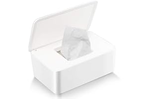 SHENGRUILI Boîte de Mouchoirs Humides,Boite Lingette avec Couvercle,Distributeur de Lingettes Humides,Boîte de Mouchoirs Humides avec Couvercle,pour Bureau,La Chambre à Coucher,La Cuisine