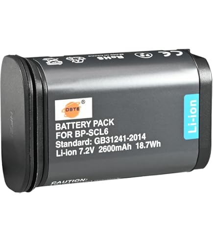 BP-SCL6 Battery, Compatible with Leica BC-SCL6, Also Compatible