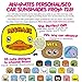 123t ANI-MATES LADYBIRD PLAIN Baby/Child Vehicle Sunshade x 1