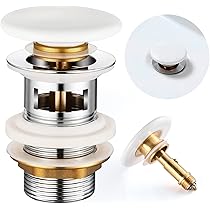 Candyse Pop-up Automatico Con Scarico Push Open Troppo Pieno Per Lavello Pop-up Con Lavabo In - Foto 7