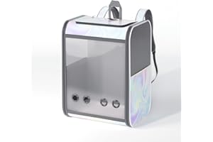 SWIHELP Plecak dla Kota, Nosidełko dla Zwierząt Domowych, Plecak dla Małych Kotów i Psów, Plecak z Wewnętrzną Smyczą Bezpieczeństwa, Może Być Używany w Podróży