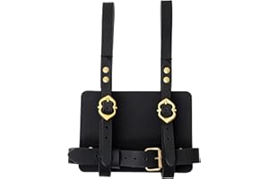 Lord of Battles Adventurer's Book or Diary Holder Handcrafted from Genuine Leather 13x18cm (Black)